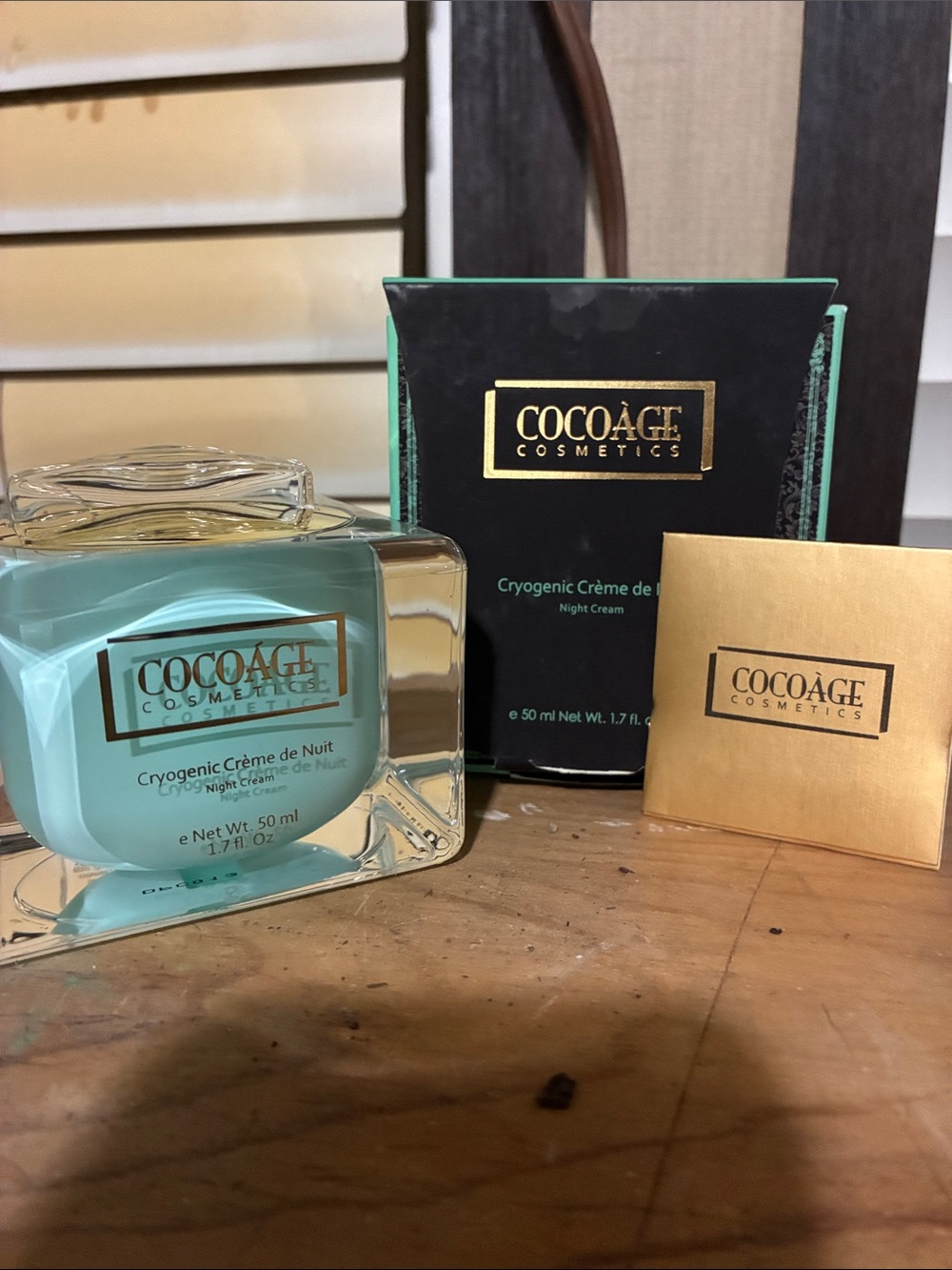 Cocoage Cryogenic Night Cream - Aqua/Teal